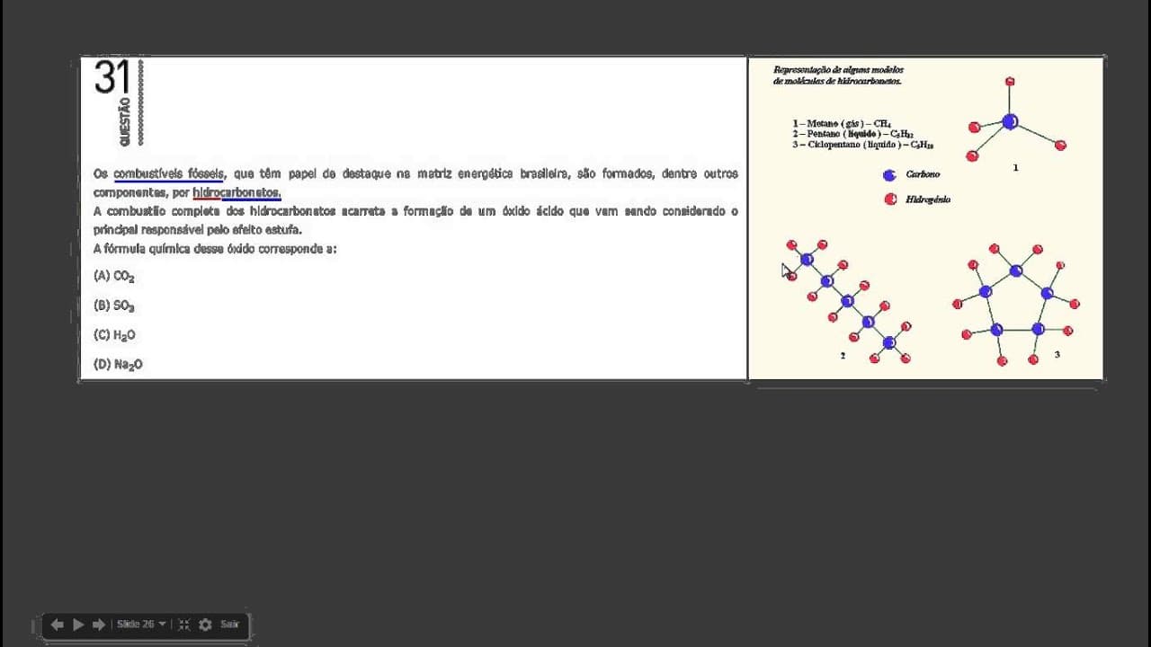 Thumbnail: Química - Vestibular UERJ 2015 - 1 Exame de Qualificação - Questão 31