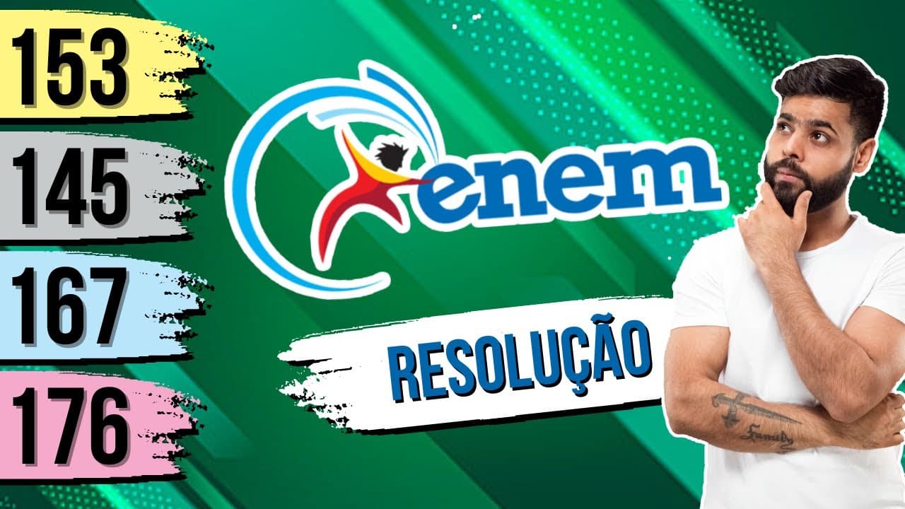 Thumbnail: ENEM 2021 MATEMÁTICA RESOLUÇÃO - UM POVOADO COM 100 HABITANTES ESTÁ PASSANDO POR UMA SITUAÇÃO