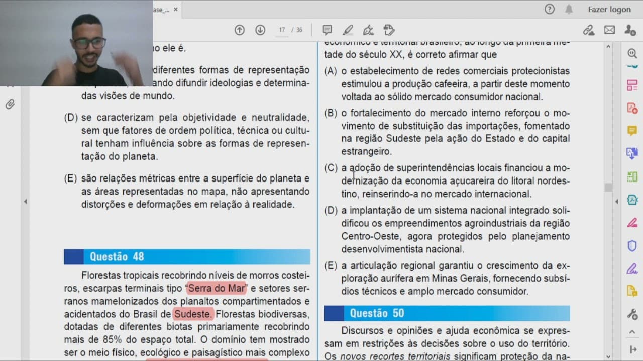 Thumbnail: Unesp 2015 - Questão 49 - Geografia