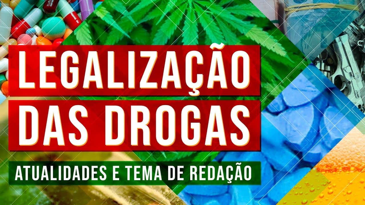 Thumbnail: GUERRA ÀS DROGAS E LEGALIZAÇÃO: Entenda a questão no cenário brasileiro | Atualidades e Redação Enem