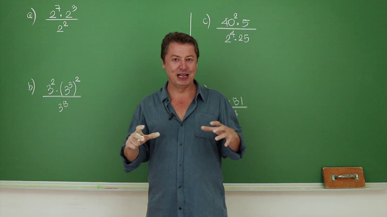 Thumbnail: PROPRIEDADES DA POTENCIAÇÃO - Matemática Básica