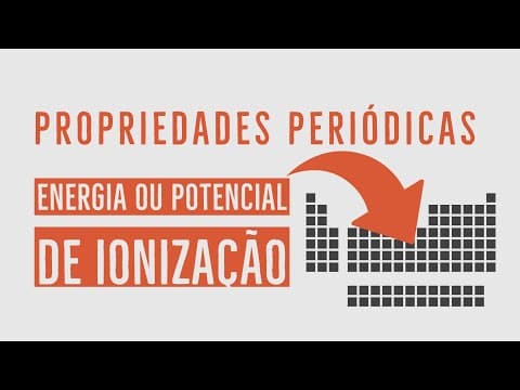 Thumbnail da aula: Energia de Ionização | Potencial de Ionização | Propriedades Periódicas | Aula 05