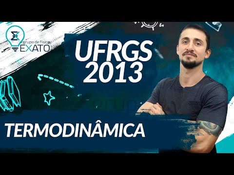 Thumbnail da aula: RESOLVIDA - (UFRGS – 2013)  Uma amostra de gás ideal evolui de um estado A para um estado B, atra...