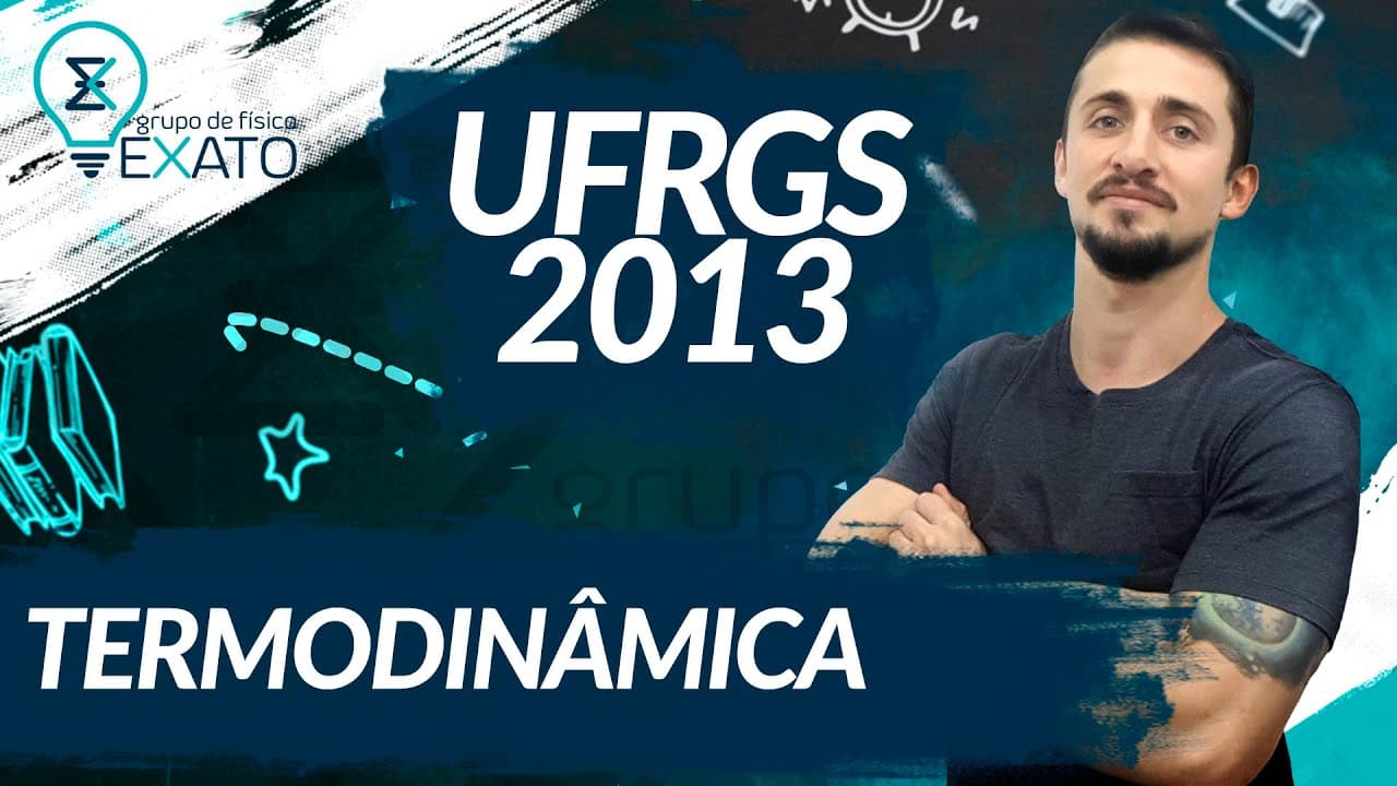 Thumbnail: RESOLVIDA - (UFRGS – 2013)  Uma amostra de gás ideal evolui de um estado A para um estado B, atra...