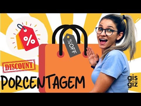 Thumbnail da aula: PORCENTAGEM  \Prof.Gis/ MATEMÁTICA BÁSICA