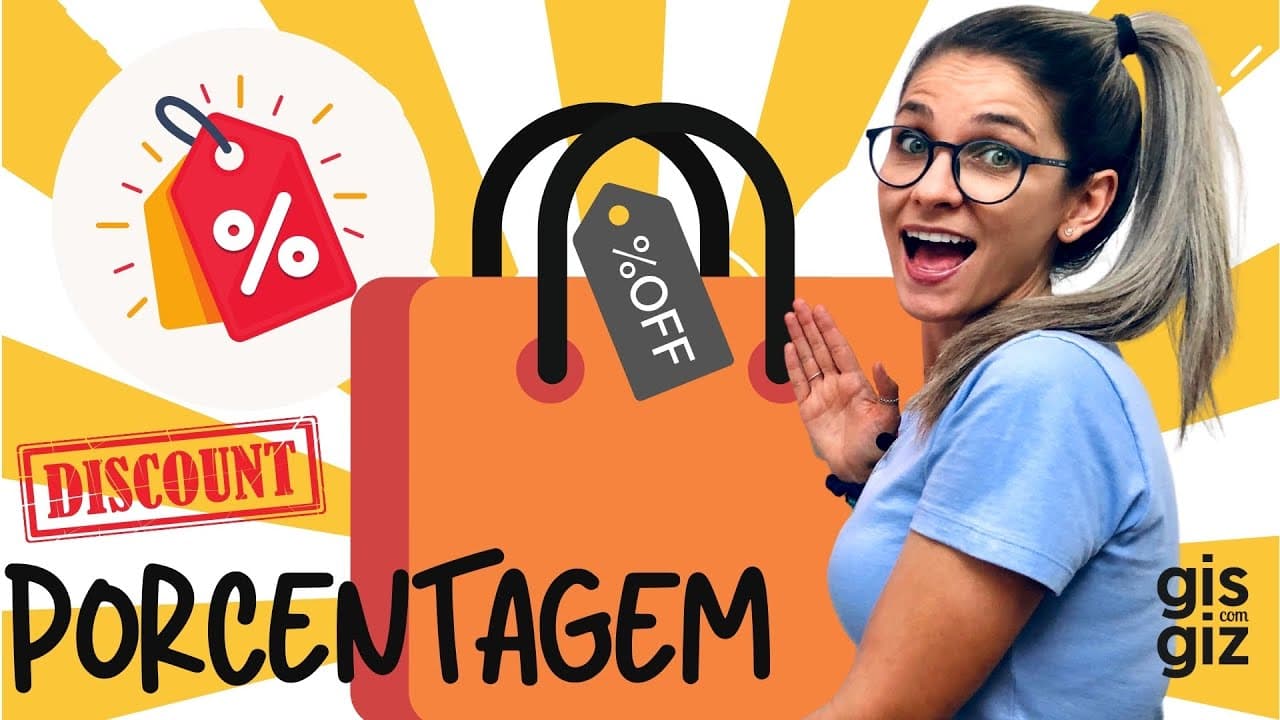 Thumbnail: PORCENTAGEM \Prof.Gis/ MATEMÁTICA BÁSICA