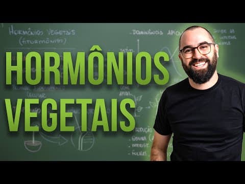 Thumbnail da aula: Hormônios vegetais - Módulo 5: Botânica