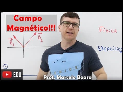 Thumbnail da aula: Campo Magnético gerado por fios - ELETROMAGNETISMO - Exercício resolvido - VÍDEO AULA 8