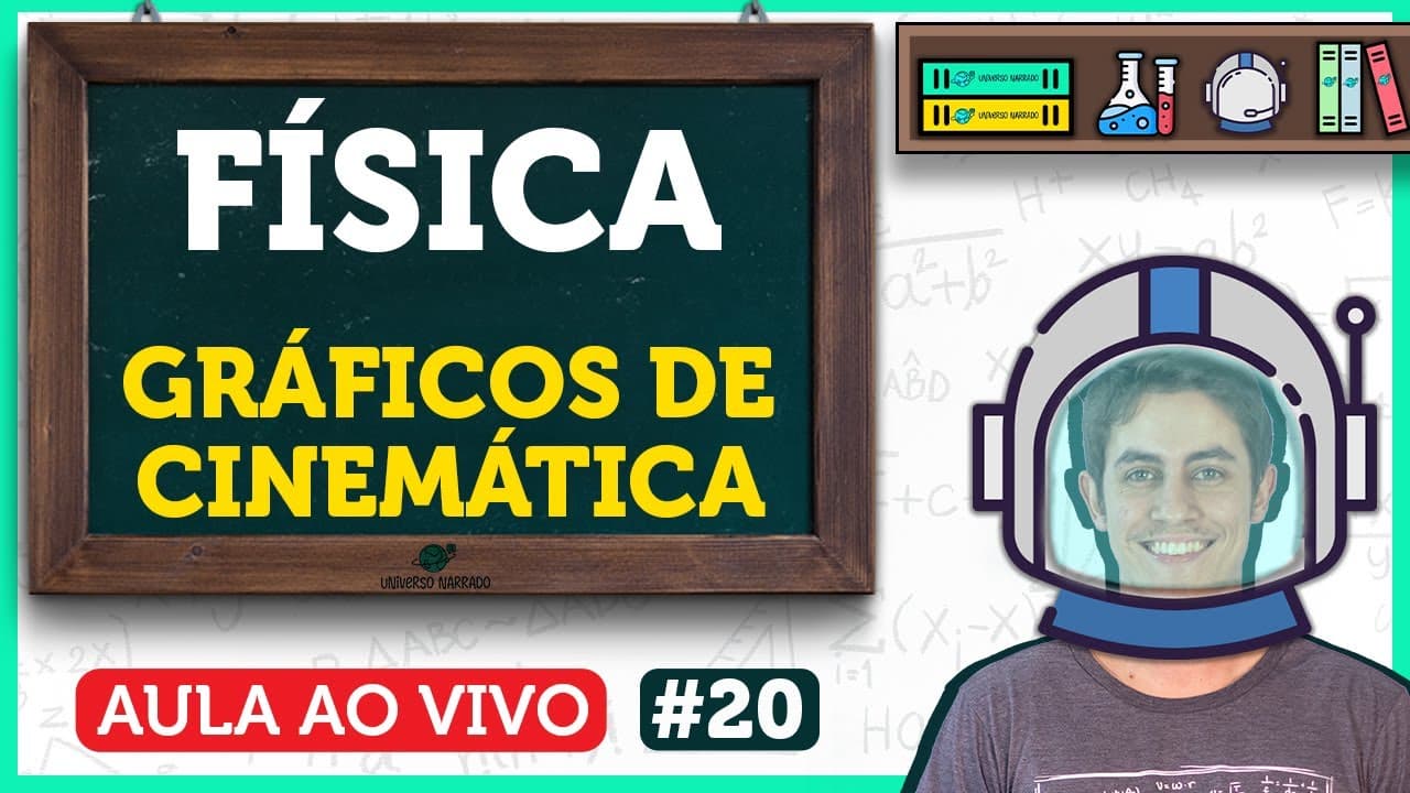 Thumbnail: Gráficos de Cinemática (Movimento Uniforme e Uniformemente Variado) | Aula de Física | LIVE20