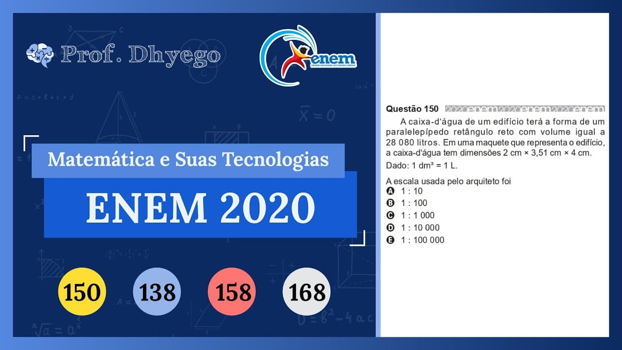 Thumbnail: A caixa-d’água de um edifício terá a forma de um paralelepípedo retângulo reto com volume igual a 28