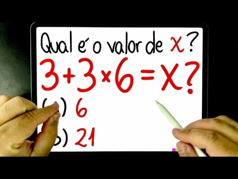 Thumbnail da aula: 🔥 QUAL É O VALOR DE X? Você consegue resolver essa EQUAÇÃO COM TERMIAL? Conhece o TERMIAL?