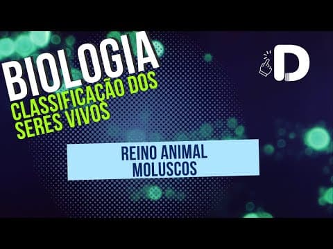 Thumbnail da aula: Moluscos - Reino Animal - Classificação dos Seres Vivos - Biologia - Preparatório Enem