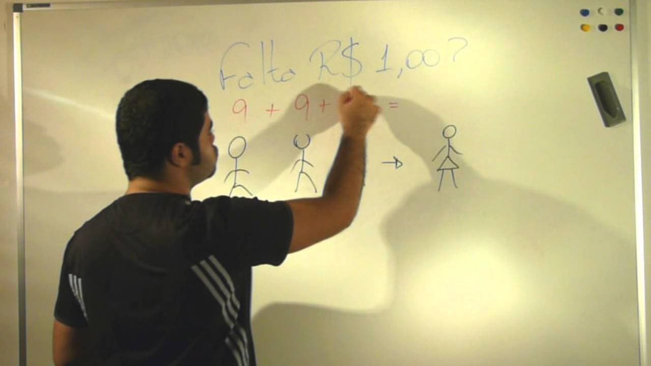 Thumbnail: Matemática Rio - Onde foi parar o R$ 1,00? Desafio da Conta da Pizzaria