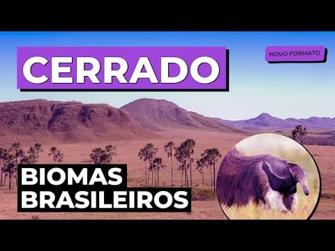 Thumbnail da aula: BIOMAS BRASILEIROS: Cerrado | Biologia para o Enem e o Encceja | Cláudia de Souza Aguiar