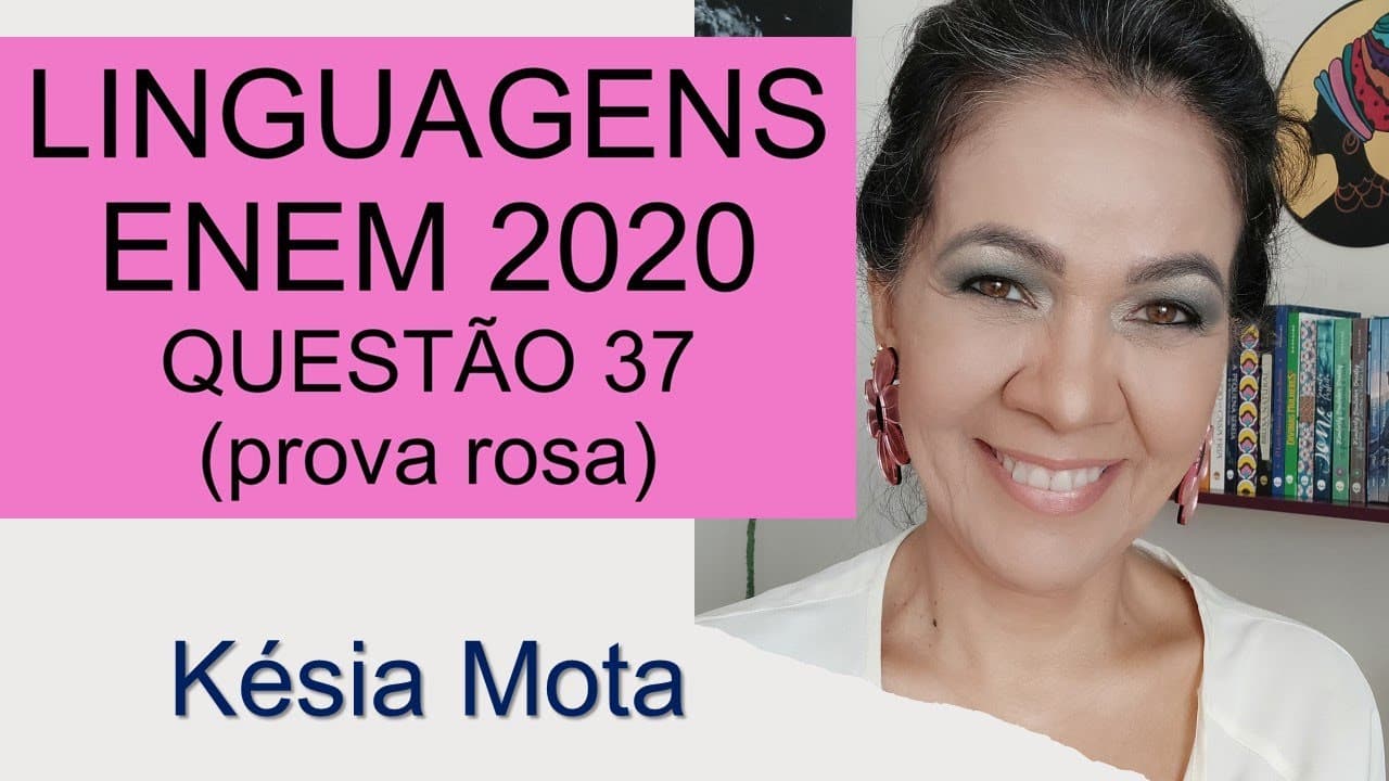 Thumbnail: QUESTÃO 37 do ENEM 2020 (prova rosa)