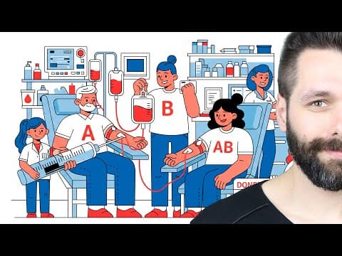 Thumbnail da aula: TIPOS SANGUÍNEOS - Quem doa para quem? | Biologia com Samuel Cunha