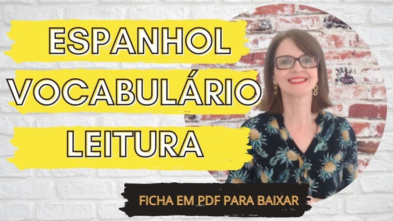 Thumbnail: VOCABULÁRIO PARA A LEITURA EM ESPANHOL INSTRUMENTAL