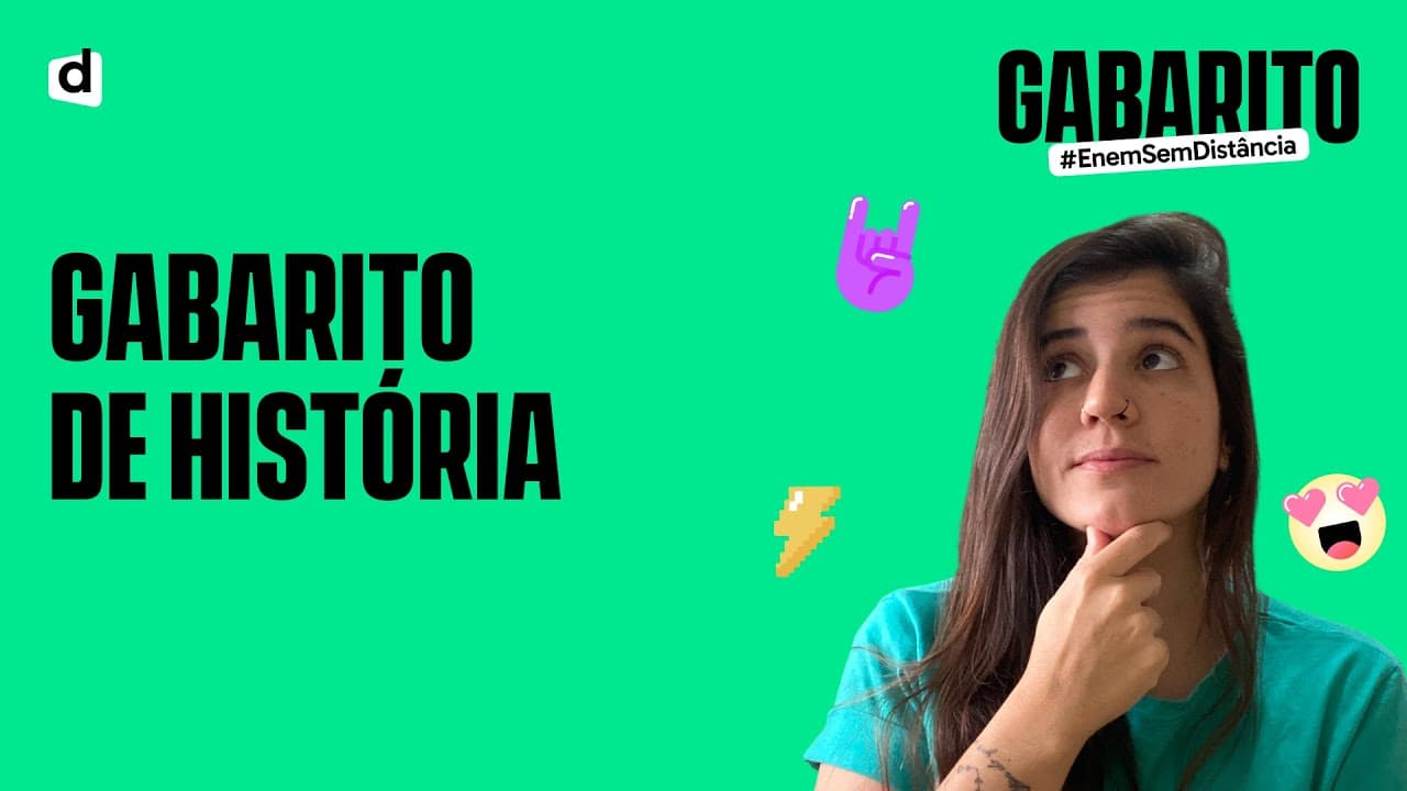 Thumbnail: GABARITO ENEM 2021 - História