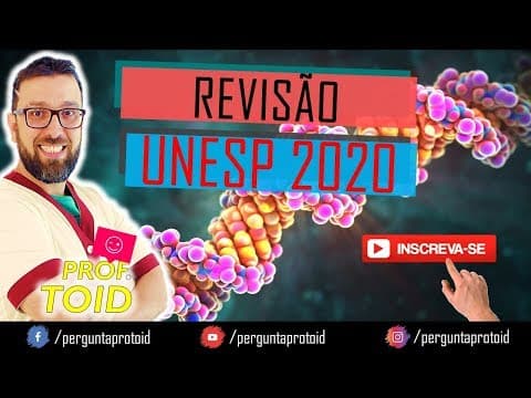 Thumbnail da aula: ⚠️ Semana de Vestibulares | UNESP | Biologia | Prof. Toid ⚠️