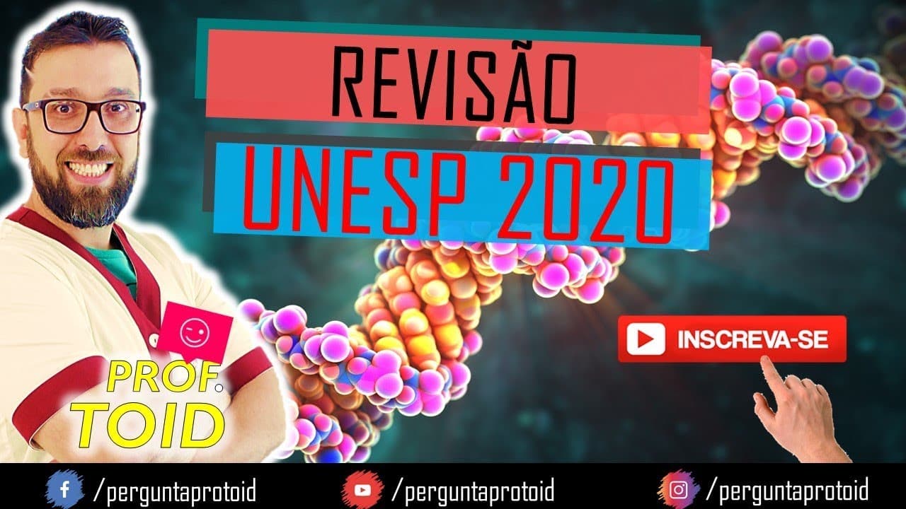 Thumbnail: ⚠️ Semana de Vestibulares | UNESP | Biologia | Prof. Toid ⚠️