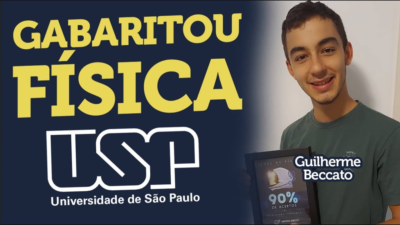 Thumbnail: Como estudar Física com foco na FUVEST em 2023