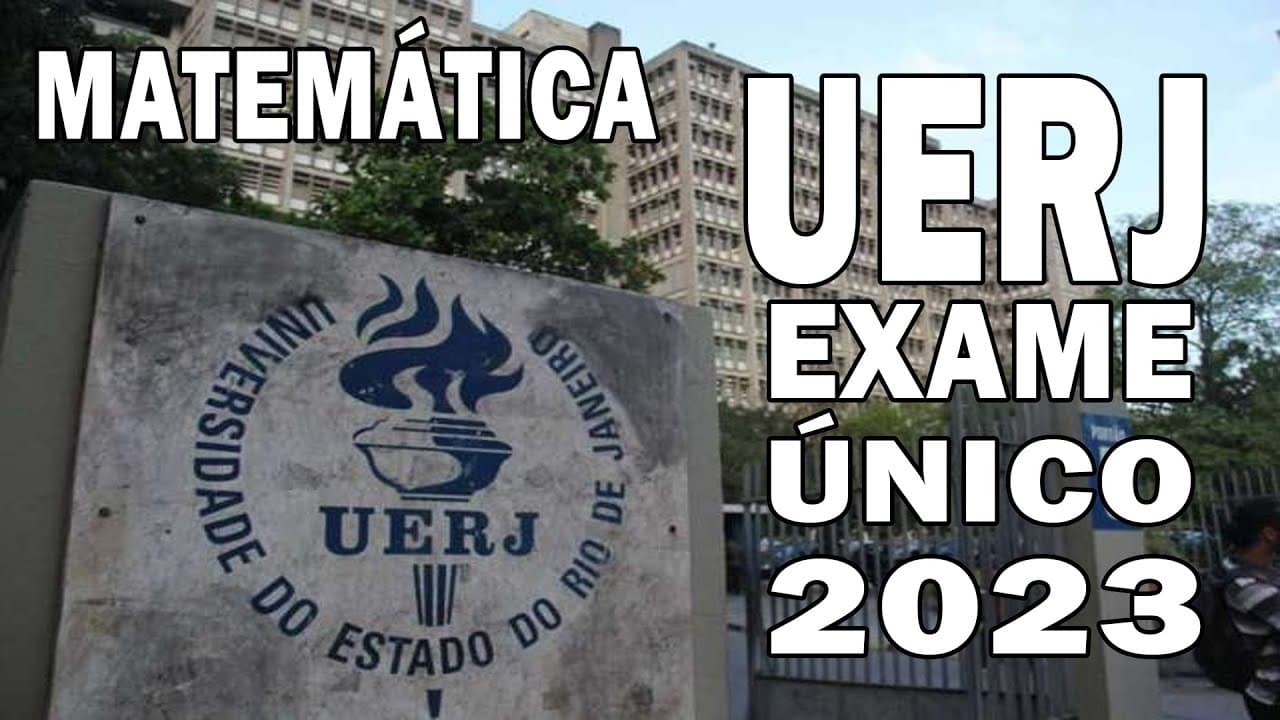 Thumbnail: MATEMÁTICA UERJ - VESTIBULAR 2023 - QUESTÃO 20