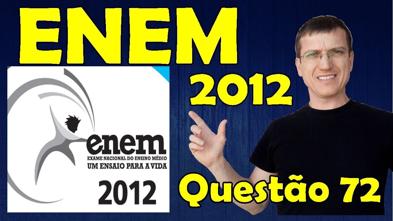 Thumbnail: 72 - ENEM 2012 - Física - Mecânica - Questão 72 resolvida (Caderno Azul) - Prof. Marcelo Boaro