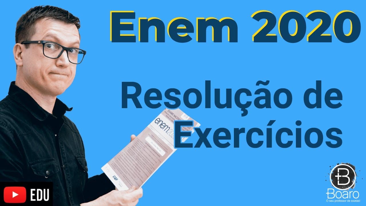 Thumbnail: ENEM 2020 - RESOLUÇÃO dos EXERCÍCIOS - Mesmo para peixes de aquário, como o peixe arco-íris