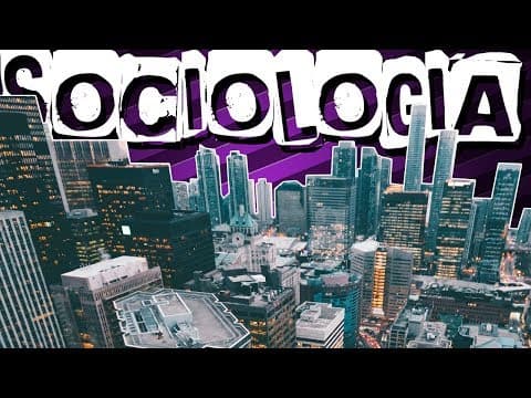 Thumbnail da aula: O QUE É E PARA QUE SERVE A SOCIOLOGIA?