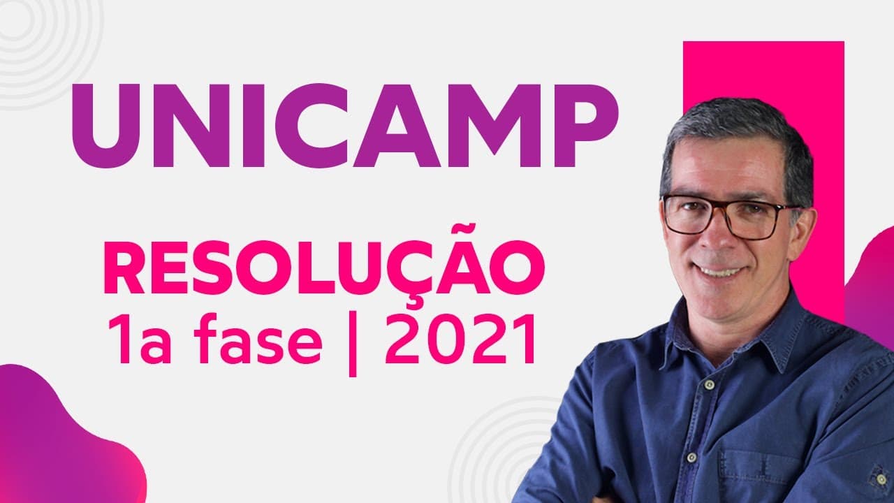 Thumbnail: UNICAMP 2021 - Resolução de Física (07/01)  Professor Pinguim