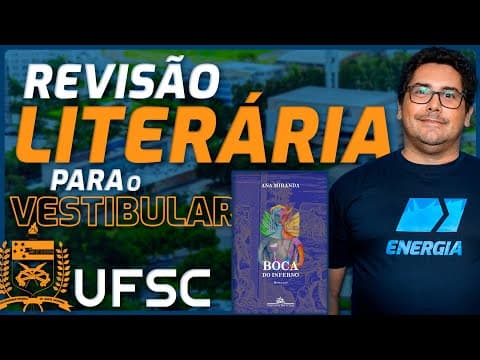 Thumbnail da aula: Revisão Literária UFSC - Boca do Inferno - Ana Miranda - Colégio Energia