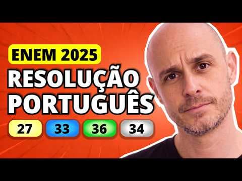 Thumbnail da aula: ENEM 2025 Linguagens – Questão 27 | Esse texto trata de um problema social com o propósito de