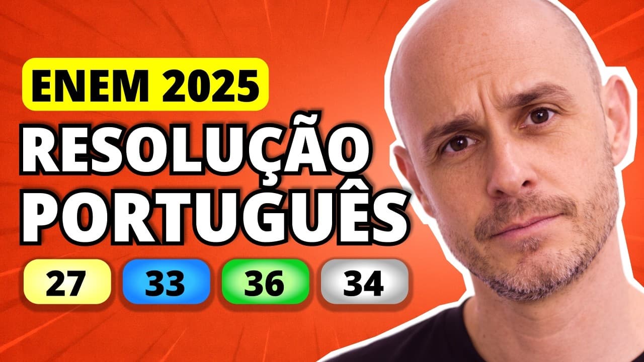 Thumbnail: ENEM 2025 Linguagens – Questão 27 | Esse texto trata de um problema social com o propósito de