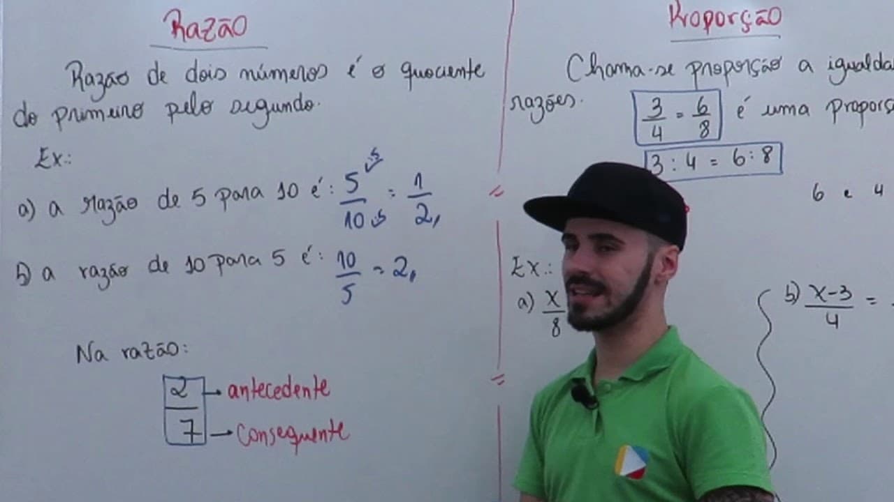 Thumbnail: Matemática - Razão e proporção