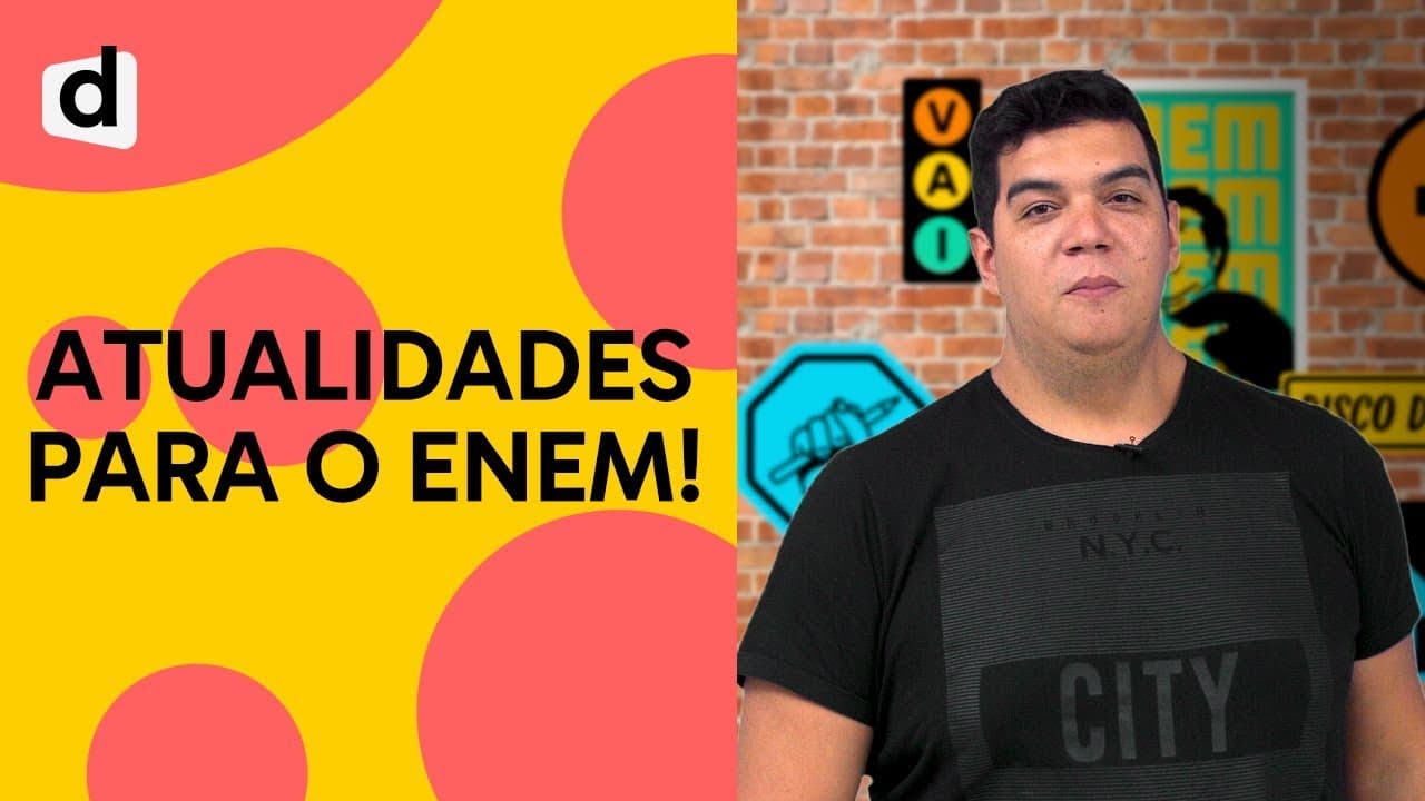 Thumbnail: TEMAS DE ATUALIDADES QUE PODEM CAIR NO ENEM | PLANTÃO DESCOMPLICA