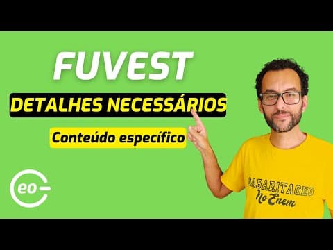 Thumbnail da aula: A aula mais importante para Fuvest 2023