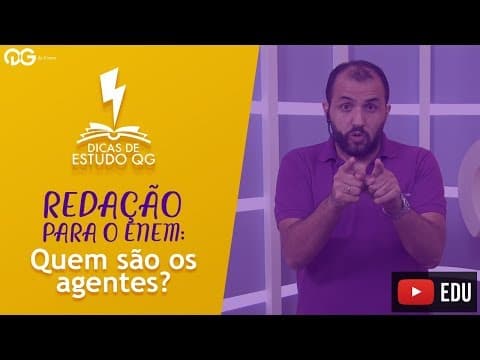 Thumbnail da aula: Redação para o ENEM: quem são os agentes?
