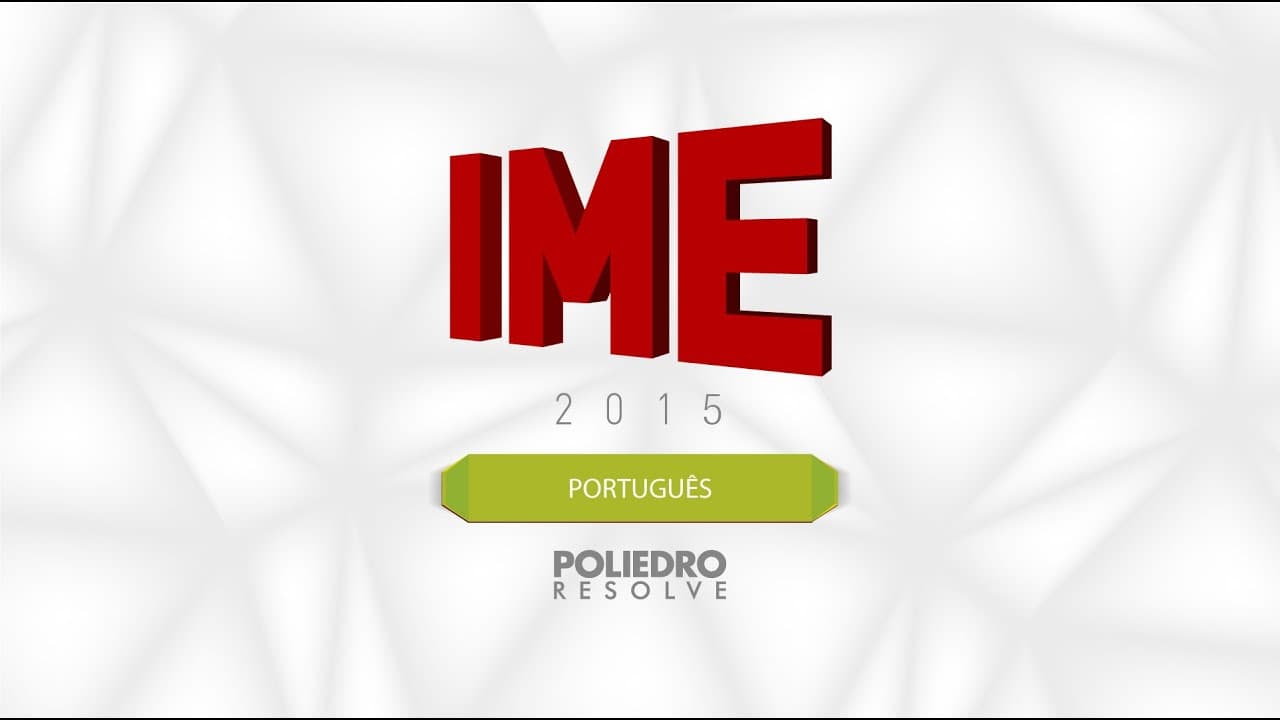 Thumbnail: IME 2015 - 2ª Fase - Português