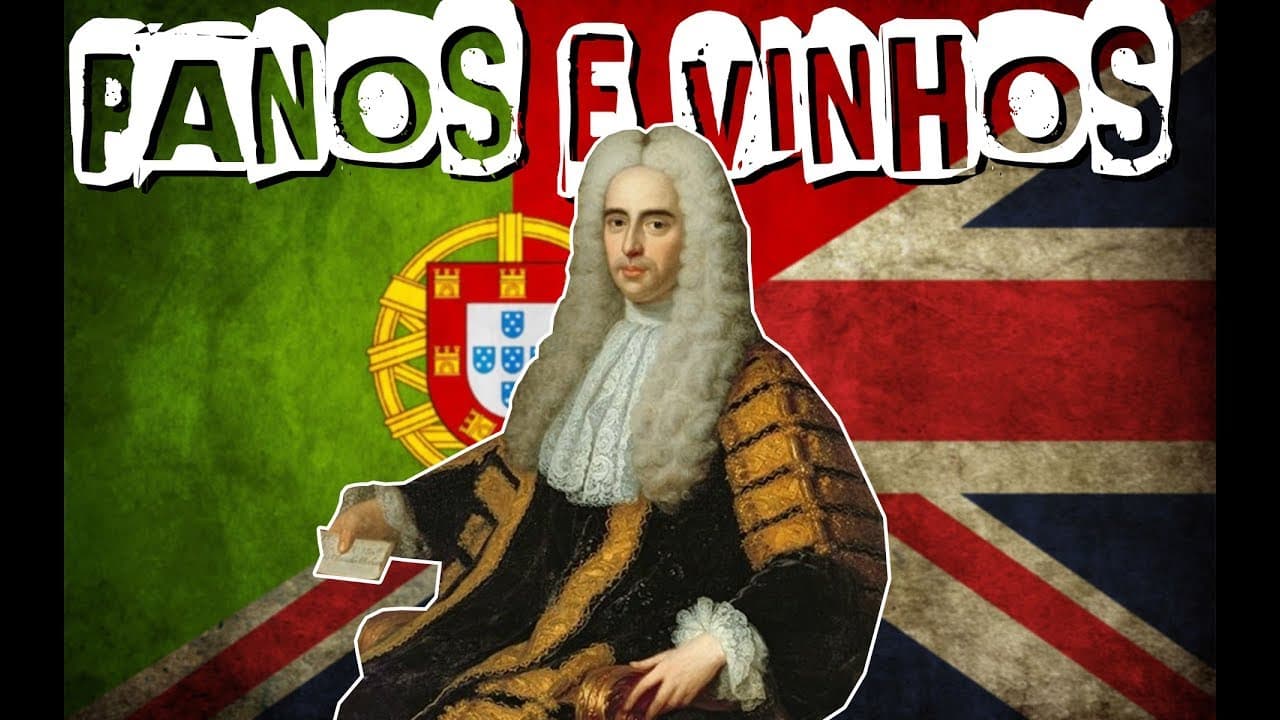 Thumbnail: O TRATADO DE METHUEN OU PANOS E VINHOS DE 1703