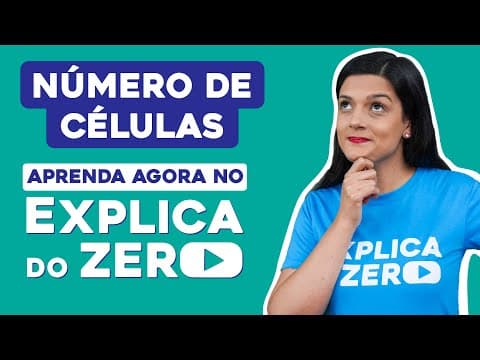 Thumbnail da aula: NÚMERO DE CÉLULAS DO CORPO HUMANO | Biologia | Explica do Zero | Profa. Cláudia de Souza Aguiar