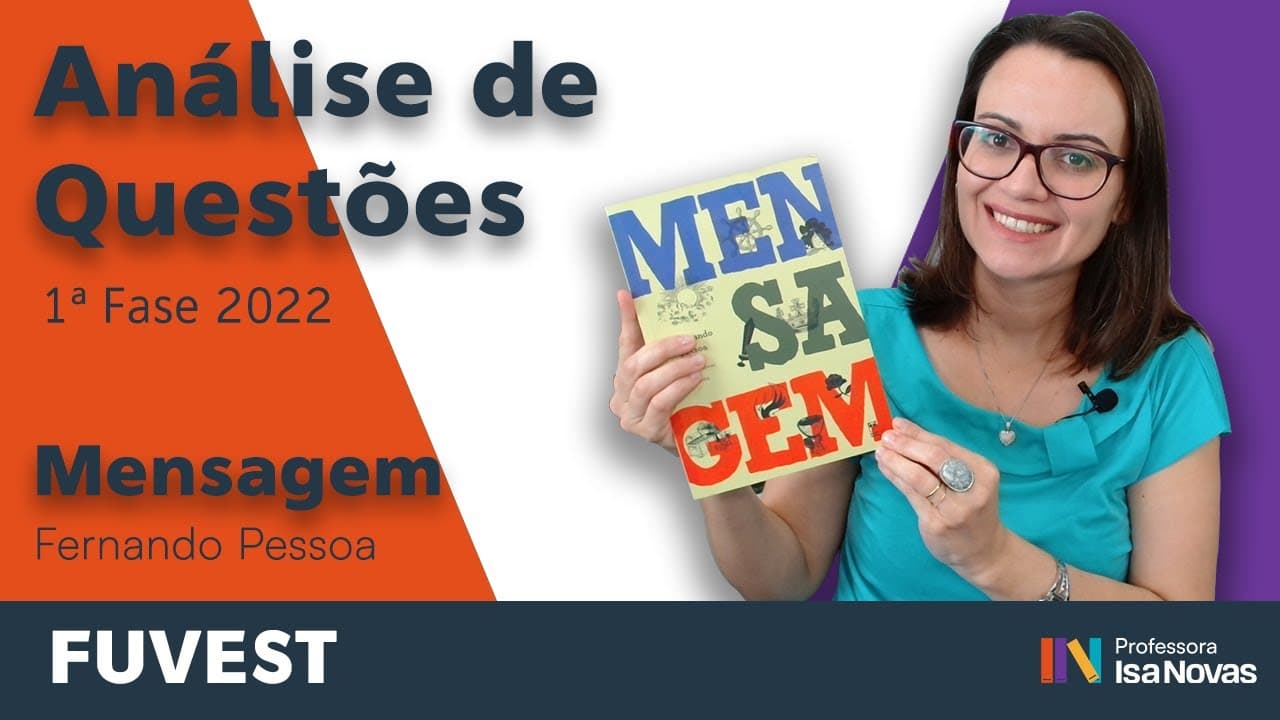 Thumbnail: MENSAGEM | Análise de questões | Fernando Pessoa | 1ª fase 2022 vestibular FUVEST