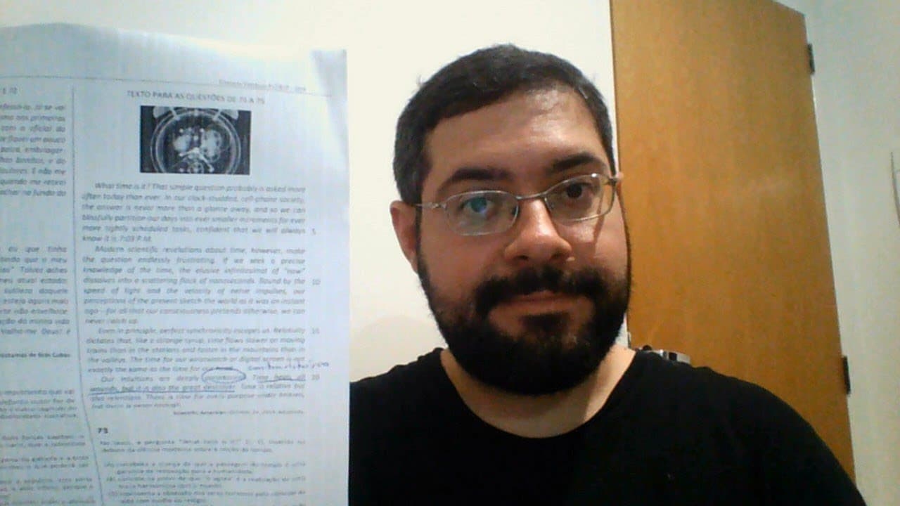 Thumbnail: Questões de inglês - FUVEST 2019