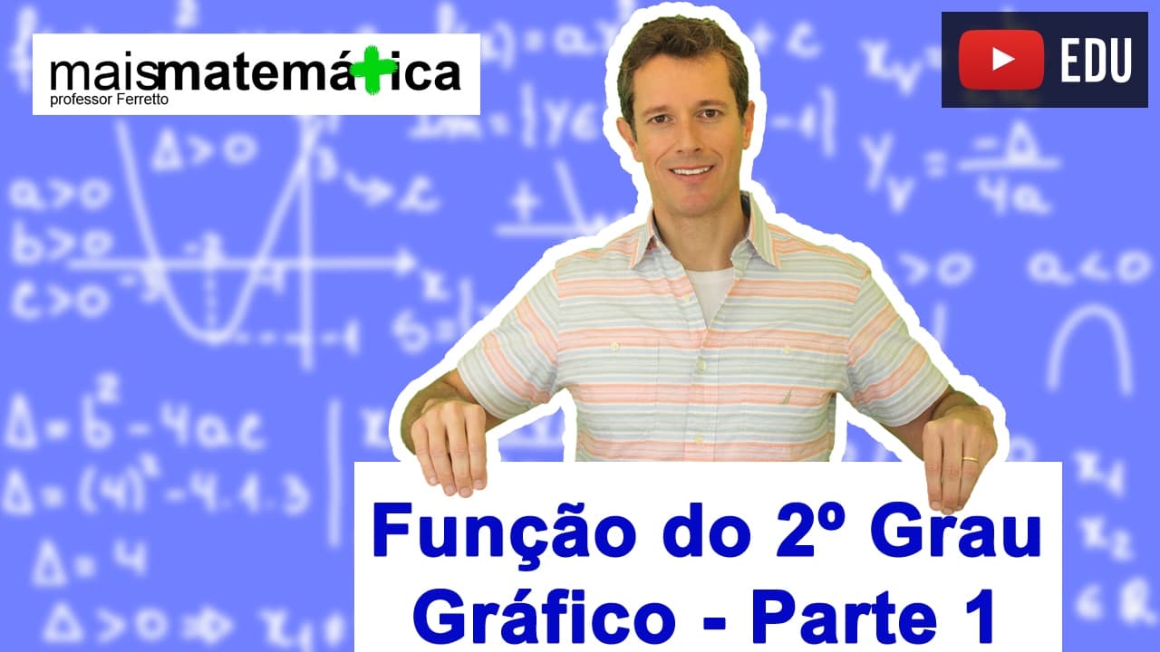 Thumbnail: Função do Segundo Grau (Função Quadrática): Gráfico Parábola (Aula 5 de 9)