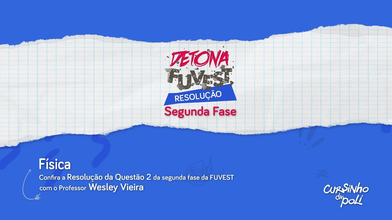 Thumbnail: QUÍMICA: Confira a Resolução da Questão 2 da segunda fase da FUVEST