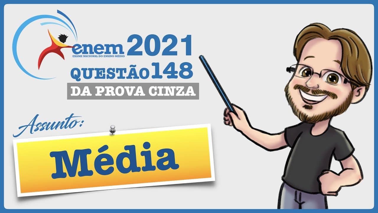 Thumbnail: ENEM 2021 || Média || Em um estudo realizado pelo IBGE em quatro estados e no Distrito Federal, com