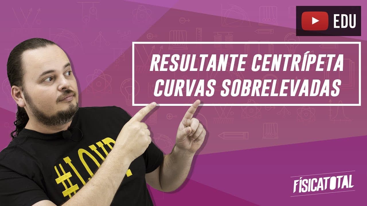 Thumbnail: Curva sobrelevada | força resultante centrípeta | Física em questões 040
