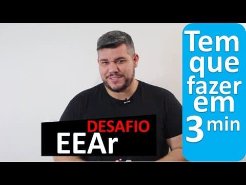 Thumbnail da aula: 😎DESAFIO EEAr 8 - Tem que fazer em 3 minutos! Matriz Inversa
