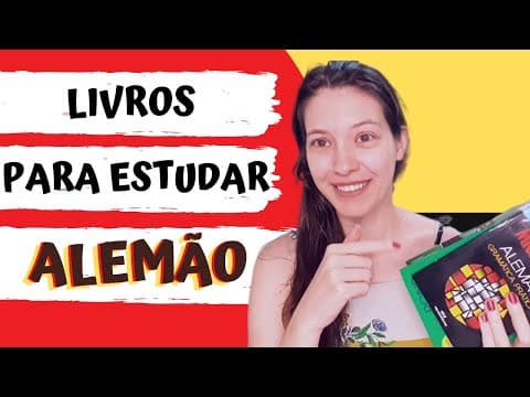 Thumbnail da aula: OS LIVROS PARA APRENDER ALEMÃO do básico ao avançado | Sarah Schollmeier