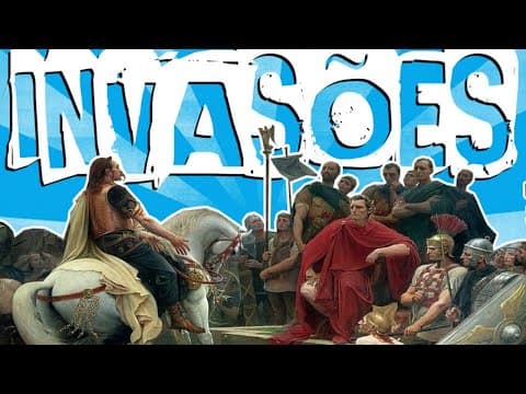 Thumbnail da aula: AS INVASÕES BÁRBARAS E O FIM DO IMPÉRIO ROMANO DO OCIDENTE
