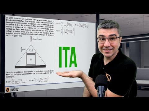 Thumbnail da aula: ITA 2023 Termodinâmica em referencial não-inercial